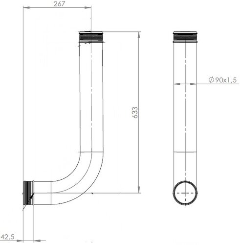 Air Cooling Pipe for MAN