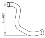 TUBE AVANT-MERCEDES-NEOPLAN-670.490.1819