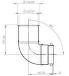 Diesel Exhaust Fluid Pipe (DEF) for Peterbilt