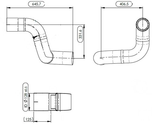 Exhaust Pipe for Mack