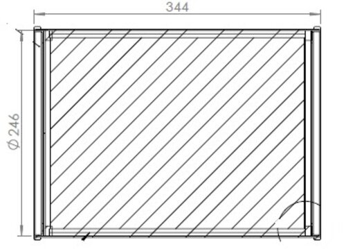 SIC, Filter Module, Coated, D=246/L=344
