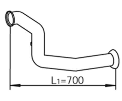 TUBE AVANT-MERCEDES-670.490.0010