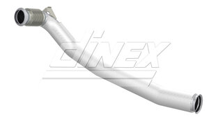 Insulated Exhuast Pipe w. Bellow for DAF