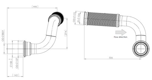 TUBE AVANT-DAF-1608832