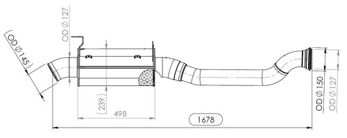 Silencer for DAF