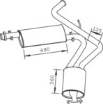 Silencer for Citroen