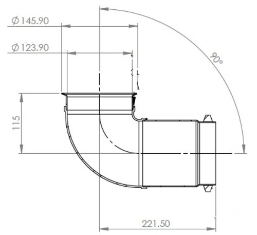 Diesel Exhaust Fluid Pipe (DEF) for Kenworth