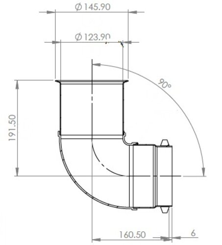 Diesel Exhaust Fluid Pipe (DEF) for Peterbilt