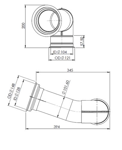 Pipe for DAF