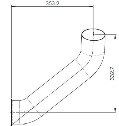 Exhaust Pipe for Peterbilt