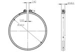 Exhaust Clamp for Cummins / Paccar