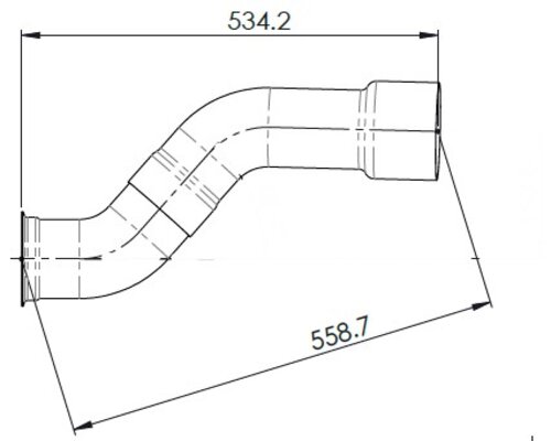 Exhaust Pipe for Freightliner