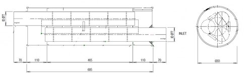 Silencer for Bedford, ALU