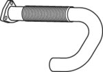 Pipe w. flex for MAN