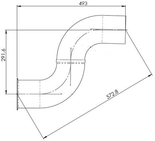 Exhaust Pipe for Freightliner