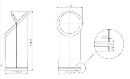 Pipe for Iveco