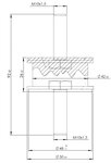 Rubber Mounting for MAN, Ø=50 / L=92, M10, ZINC