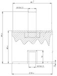 Rubber Mounting for MAN, Ø=50 / L=64, M10, ZINC