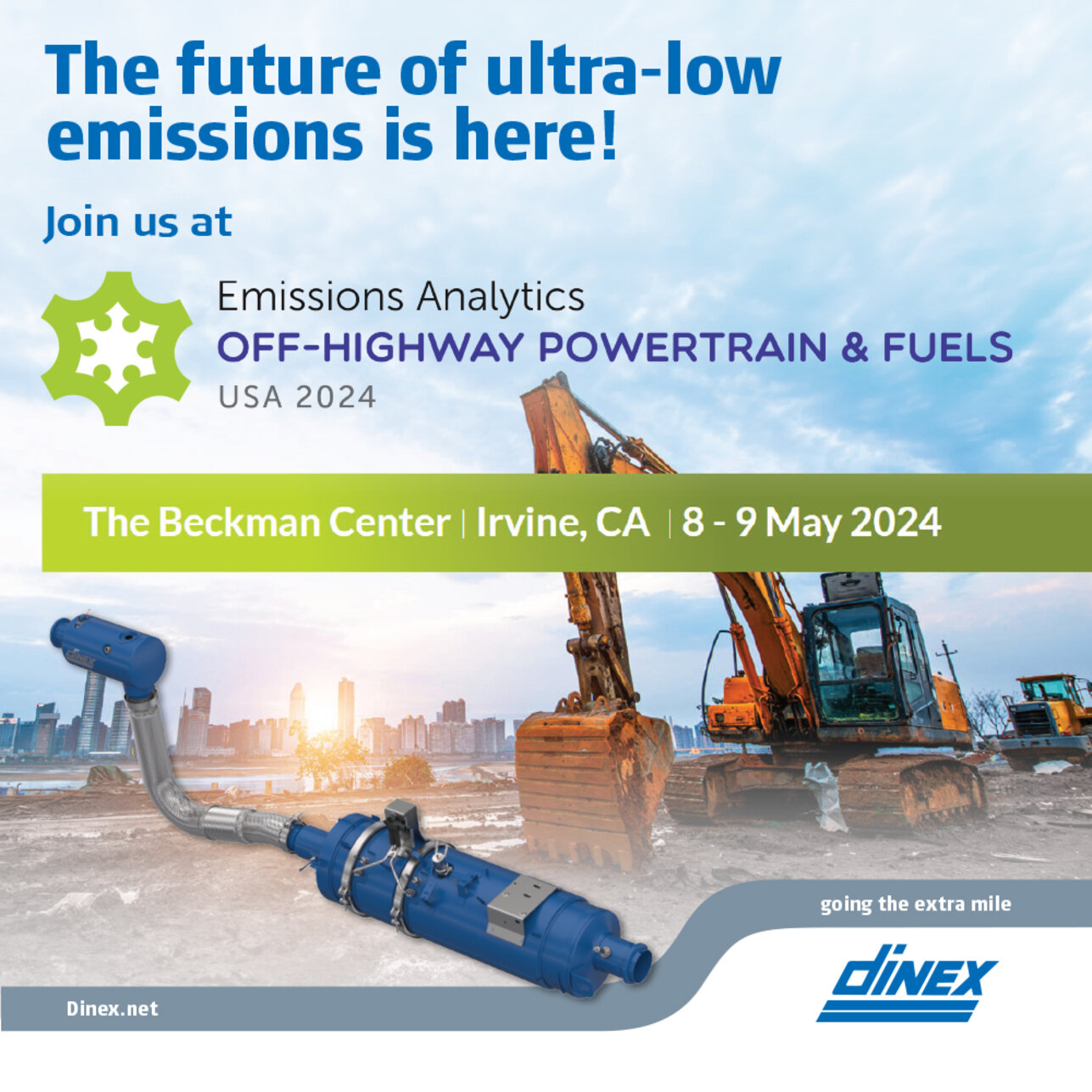 Dinex - join the upcoming Off-Highway Powertrain and Fuels 2024 conference