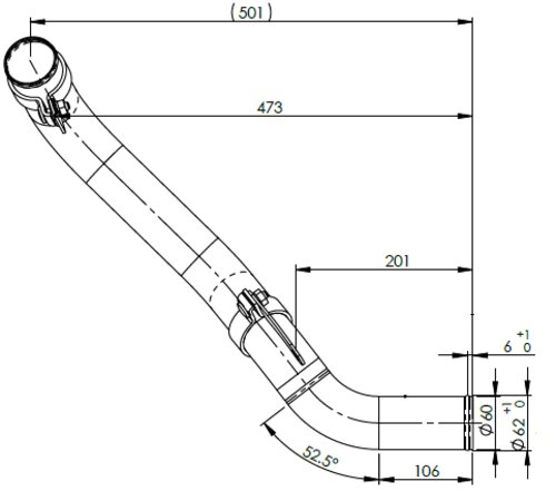 Water Coolant Pipe for Volvo