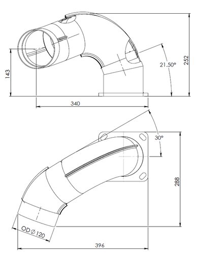 Pipe for Van Hool