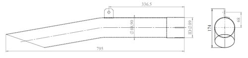 Pipe for Van Hool