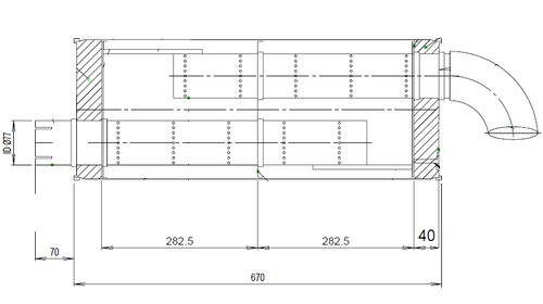 Silencer for DAF