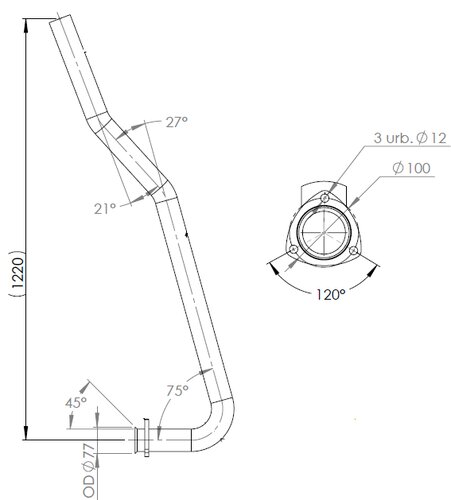 Exhaust Pipe for MAN, E-line