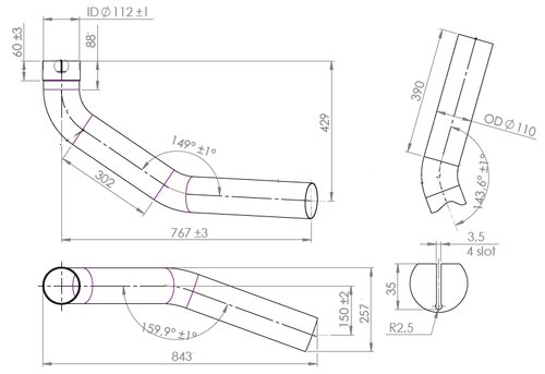 TUBE AVANT-MAN-81.15204.0416