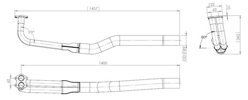 TUBE AVANT-MERCEDES-NEOPLAN-674.490.1919