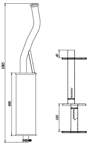 Silencer for Mercedes