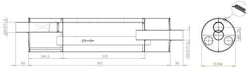 SILENCIEUX -MERCEDES-NEOPLAN-667.490.0001