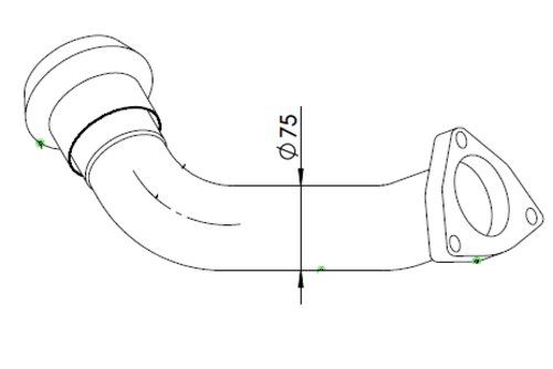 Pipe for Mercedes