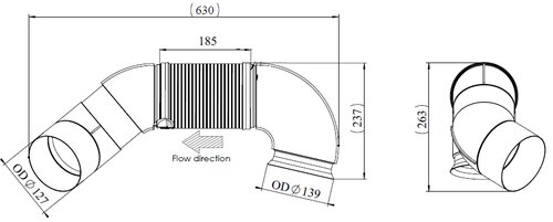 TUBE AVANT-MERCEDES-948.490.3619