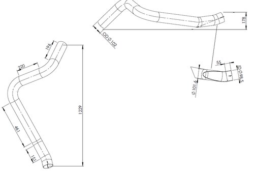 Pipe for Mercedes