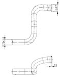 Exhaust Pipe for Mercedes, E-line