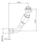 Exhaust Pipe for Mercedes, E-line