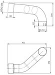 Exhaust Pipe for Mercedes, E-line