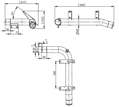 Water Coolant Pipe for Scania