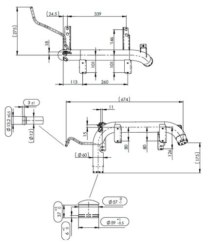 Water Coolant Pipe for Scania