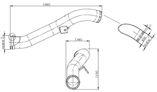 Water Coolant Pipe for DAF