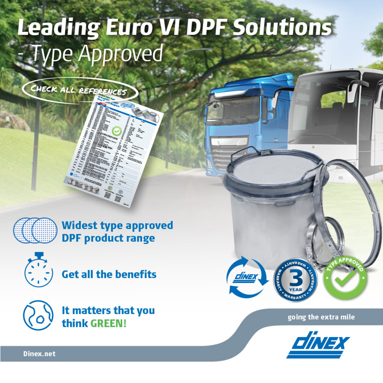 Leading Euro VI DPF Solutions - Type Approved