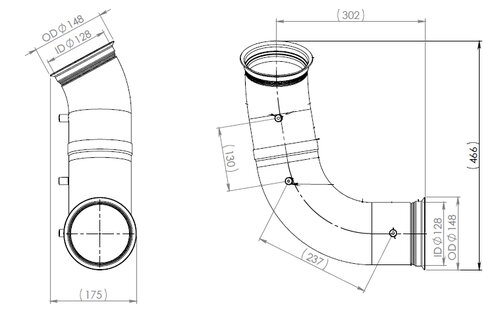 Pipe for DAF