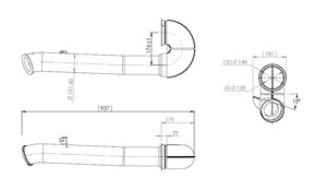 TUBE ARRIERE-BOVA-DAF-1684720