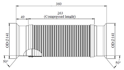 TUBE AVANT-MERCEDES-613.490.0220