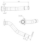 TUBE AVANT-NISSAN-RENAULT-20020MB40A