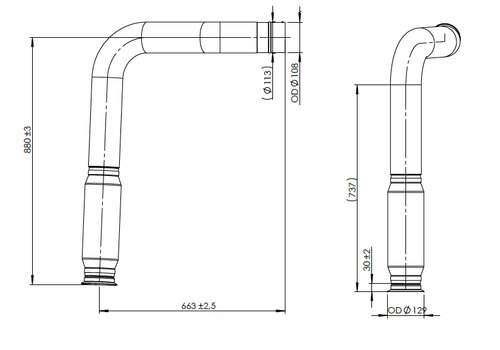 Pipe for Renault