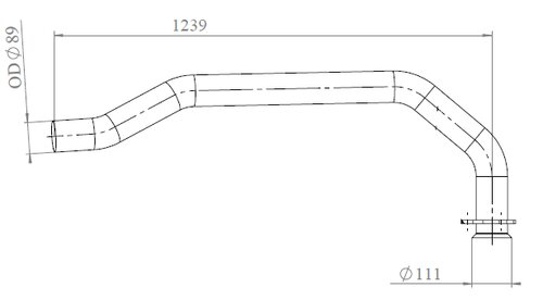 Pipe for Renault