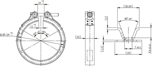 V-Clamp for Scania