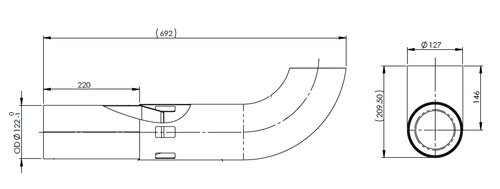 Pipe for VDL